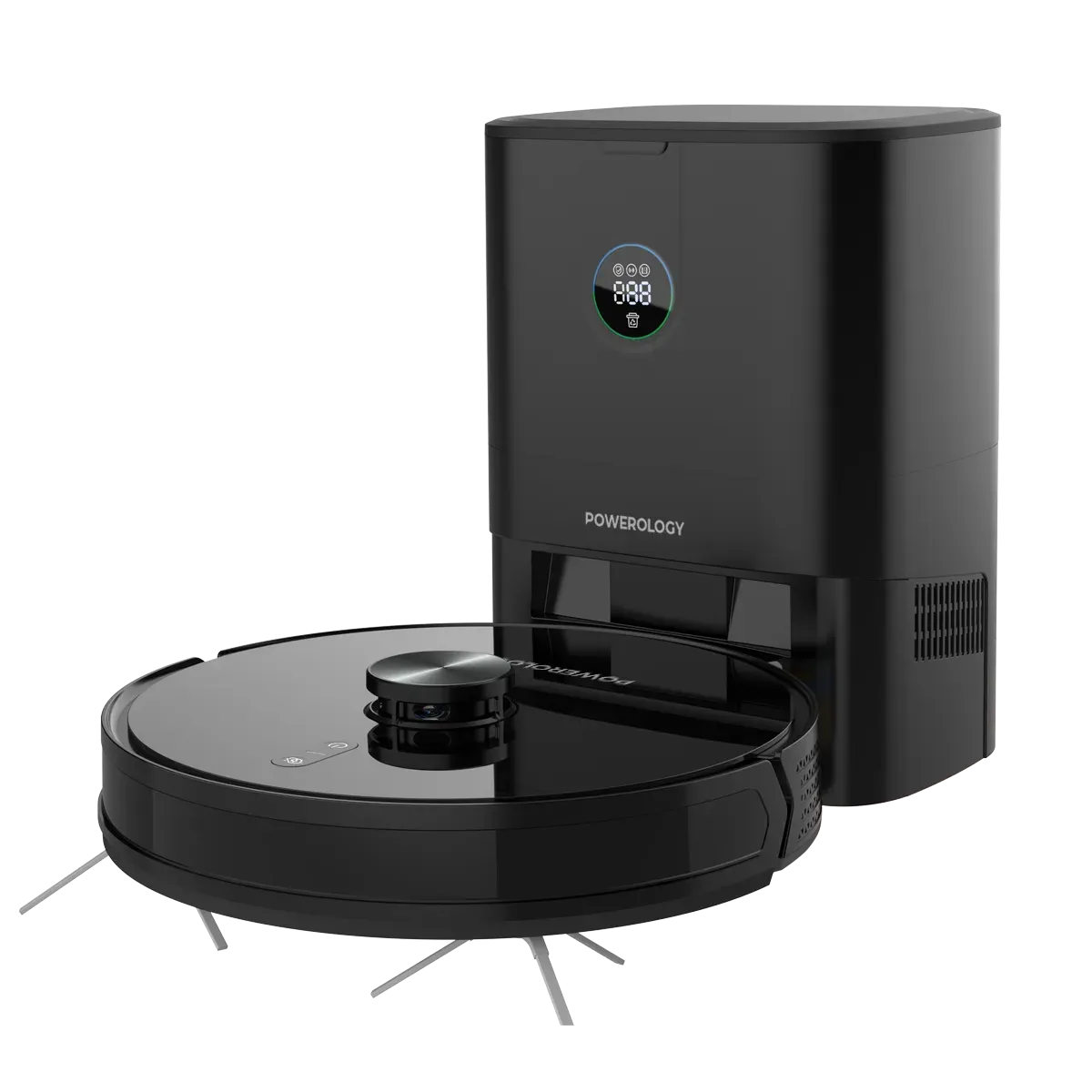 Powerology Smart Station Robot Vacuum Mop Black – image 22