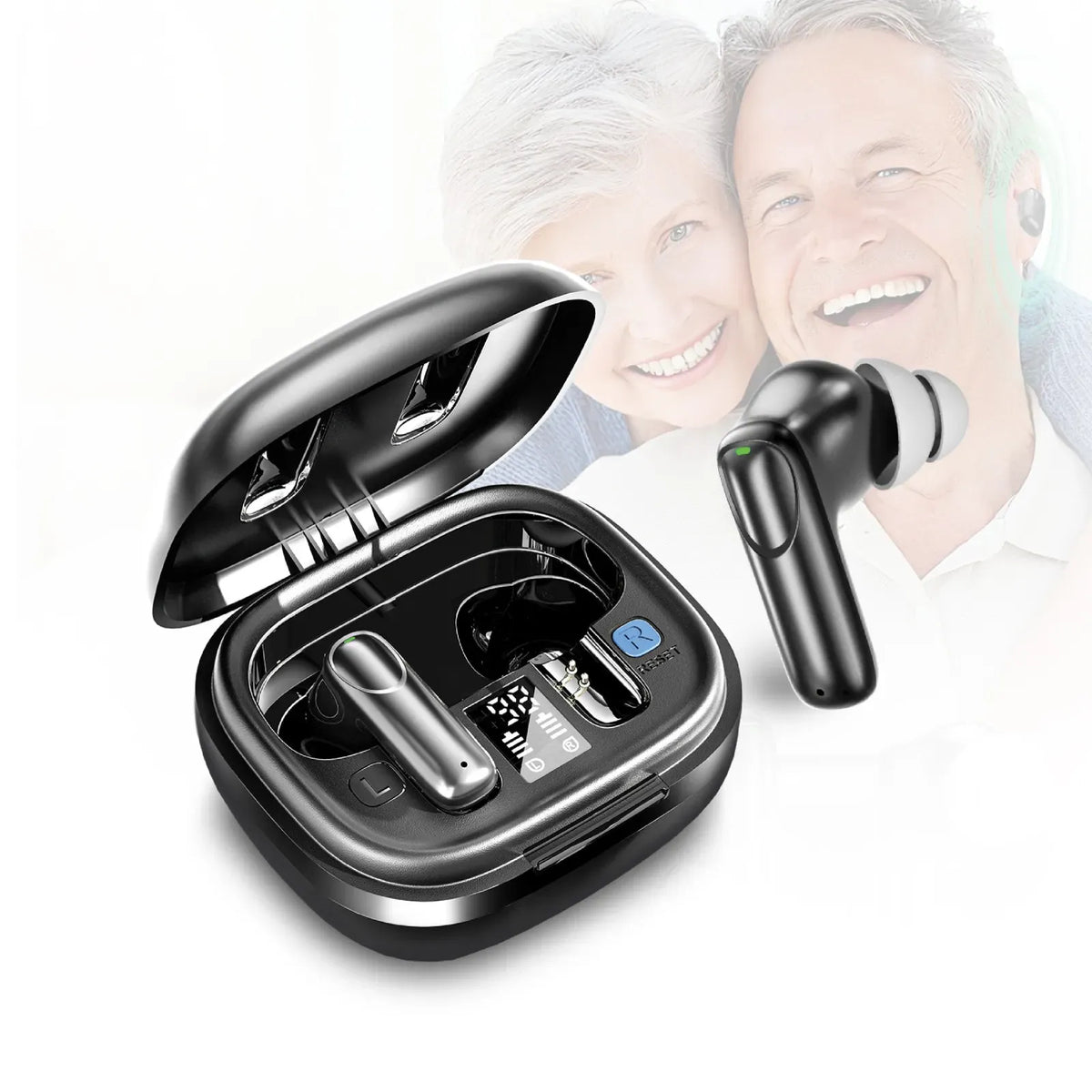 Green Lion Inspire Digital Hearing Aids Black – image 2