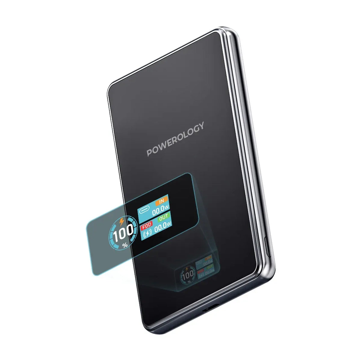 Powerology Skye 10000mAh MagSafe Power Bank Black – image 2