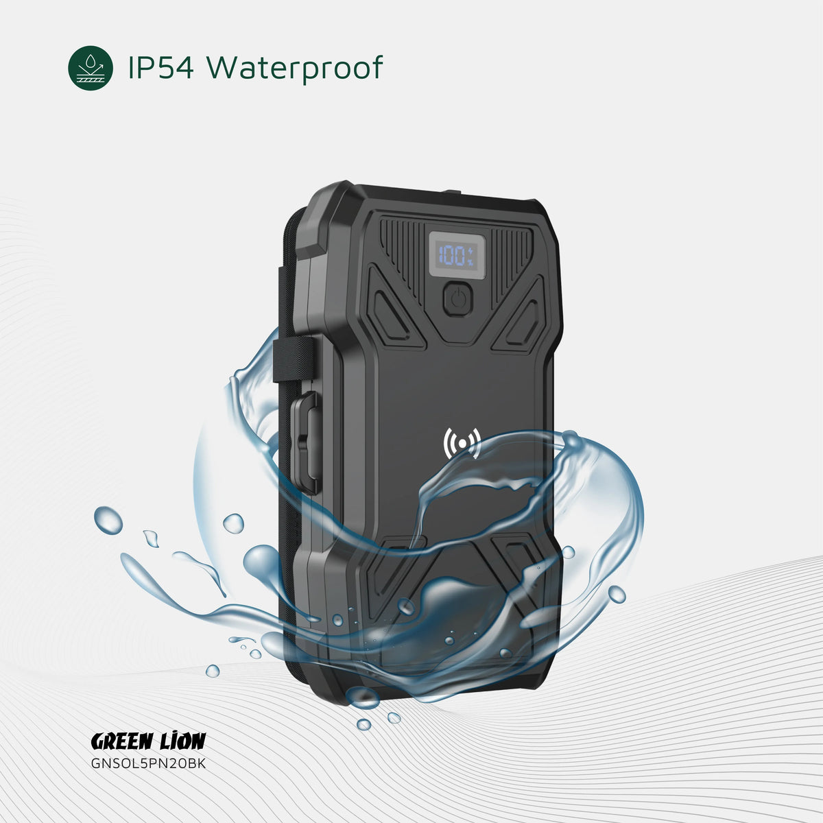 Green Lion Solar 5-Panel 20000 m Ah Power Bank PD 20 W - Black – image 6