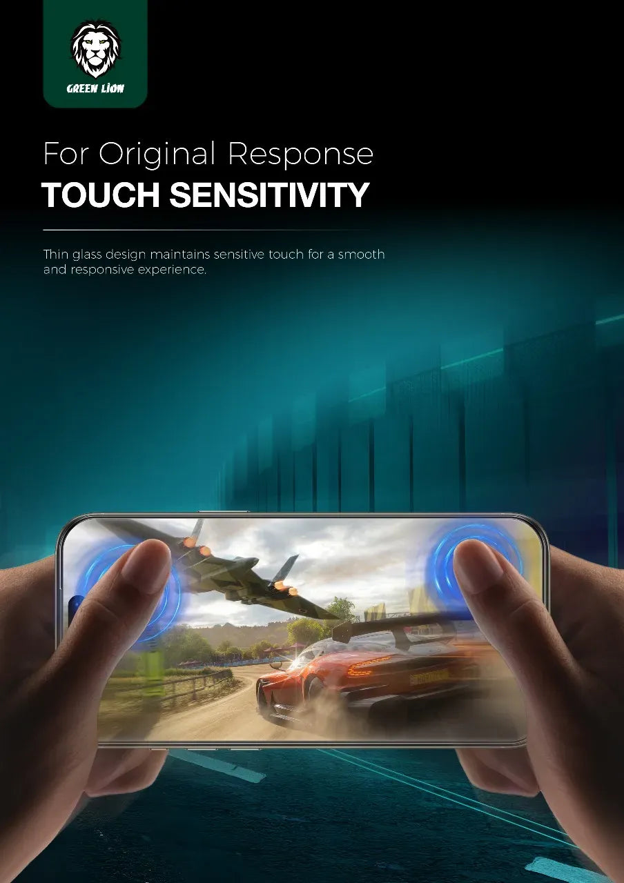 Green Lion 3 DSilicone Plus Screen Protector - Black Edge/Clear – image 4