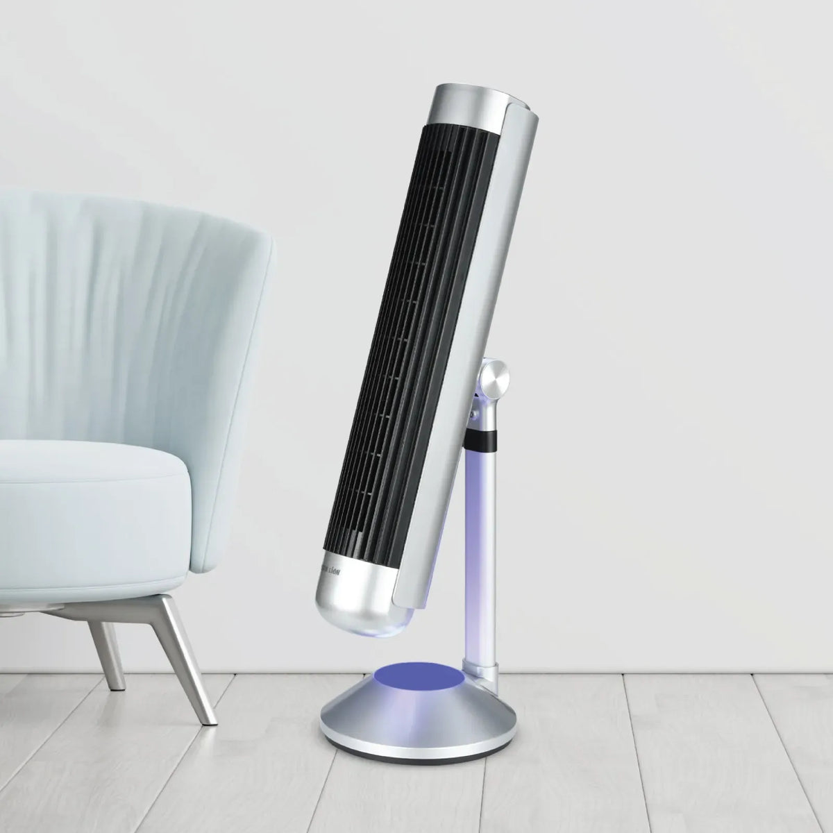 Green Lion Breeze Tower Fan - Silver – image 4