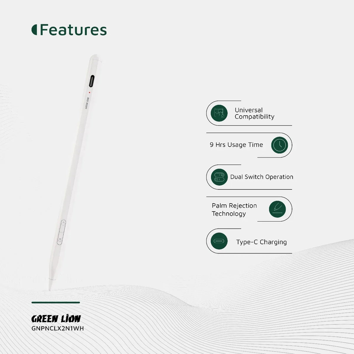 Green Lion Pencil X Universal Pen White – image 7
