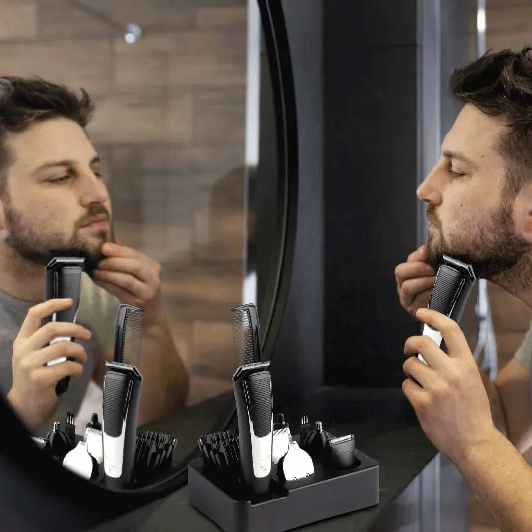 Green Lion 5 in 1 Grooming Set 600mAh Black – image 5