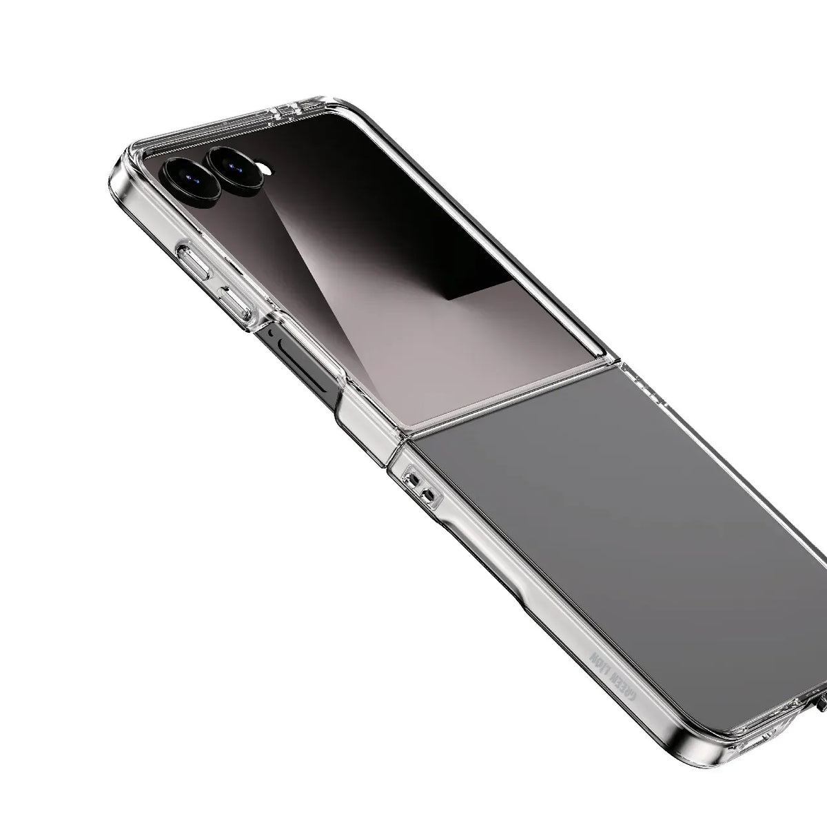 Green Lion Delgado Pc Case for Z Flip 7 Clear – image 2