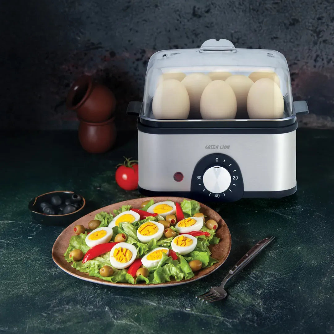Green Lion 3-Tier Egg Cooker 500 W - Gray – image 8