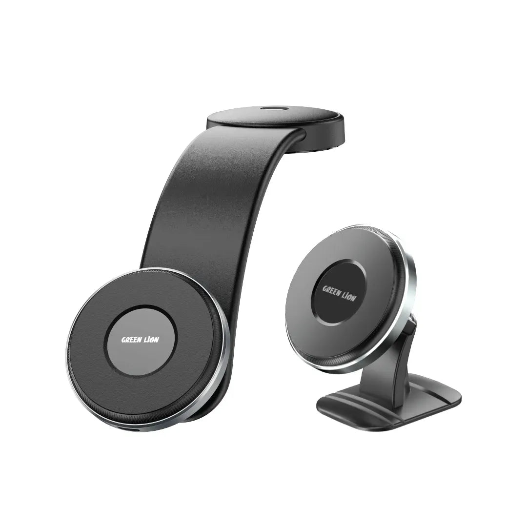 Green Lion 2 In1 Magflex Wireless Car Charger Black – image 2