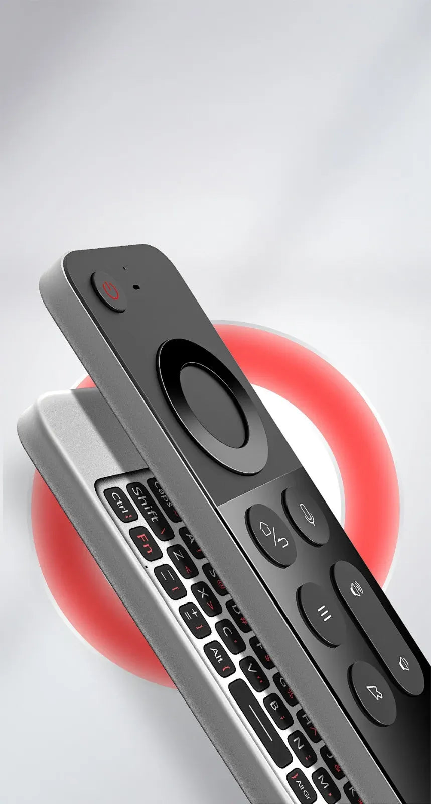 Green Lion 4 in 1 Wireless Remote With Keyboard - Black – image 3