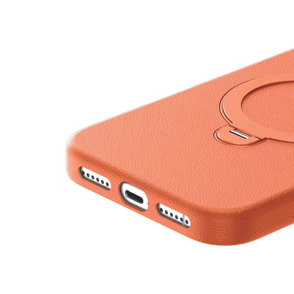 Green Lion Minster Leather MagSafe With Foldable Stand Design - Orange – image 2