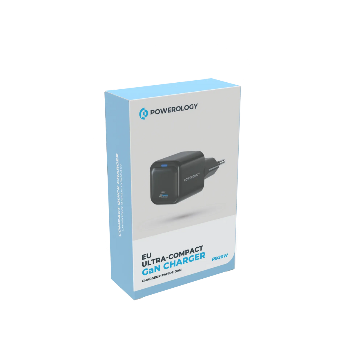 Powerology Ultra Compact Gan Charger PD 20w Eu Black – image 10
