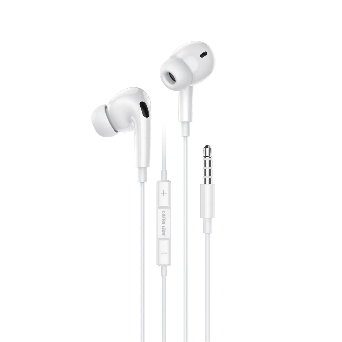 Green Lion Gl Stereo Pro Wire Control with Microphone White – image 2