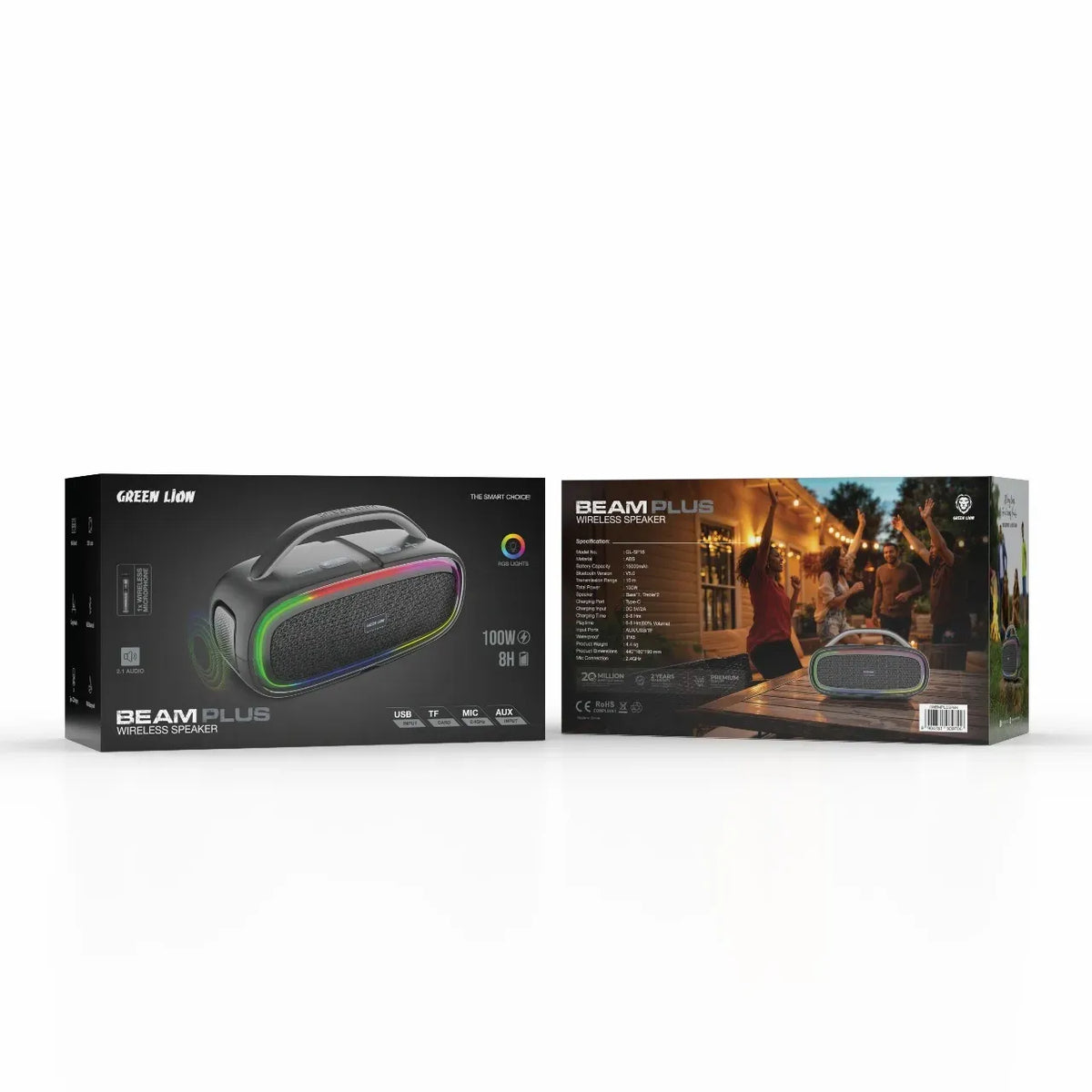 Green Lion Beam Plus Wireless Speaker - Black – image 4