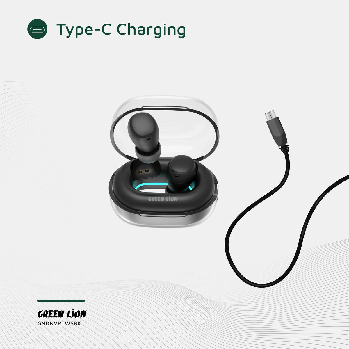 Green Lion Denver True Wireless Earbuds - Black – image 8
