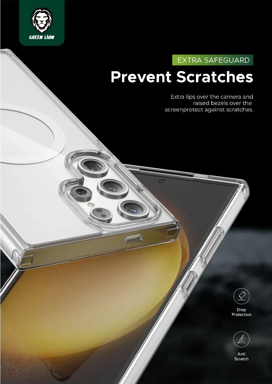 Green Lion Mag Safe Crystal Clear Ultra Drop Protection Case – image 4