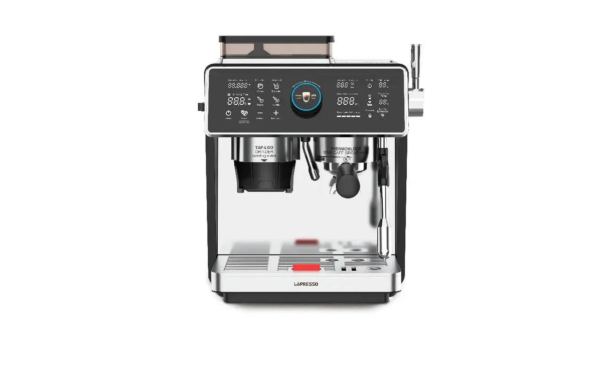 LePresso Vivente Semi Automatic Dual Boiler Coffee Machine with Touch Display Silver – image 5