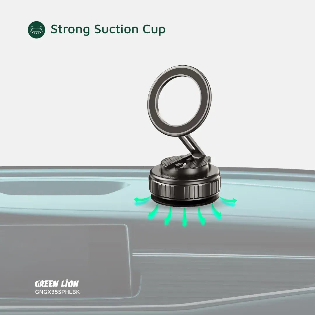 Green Lion Gx 35 Suction Phone Holder Black – image 8