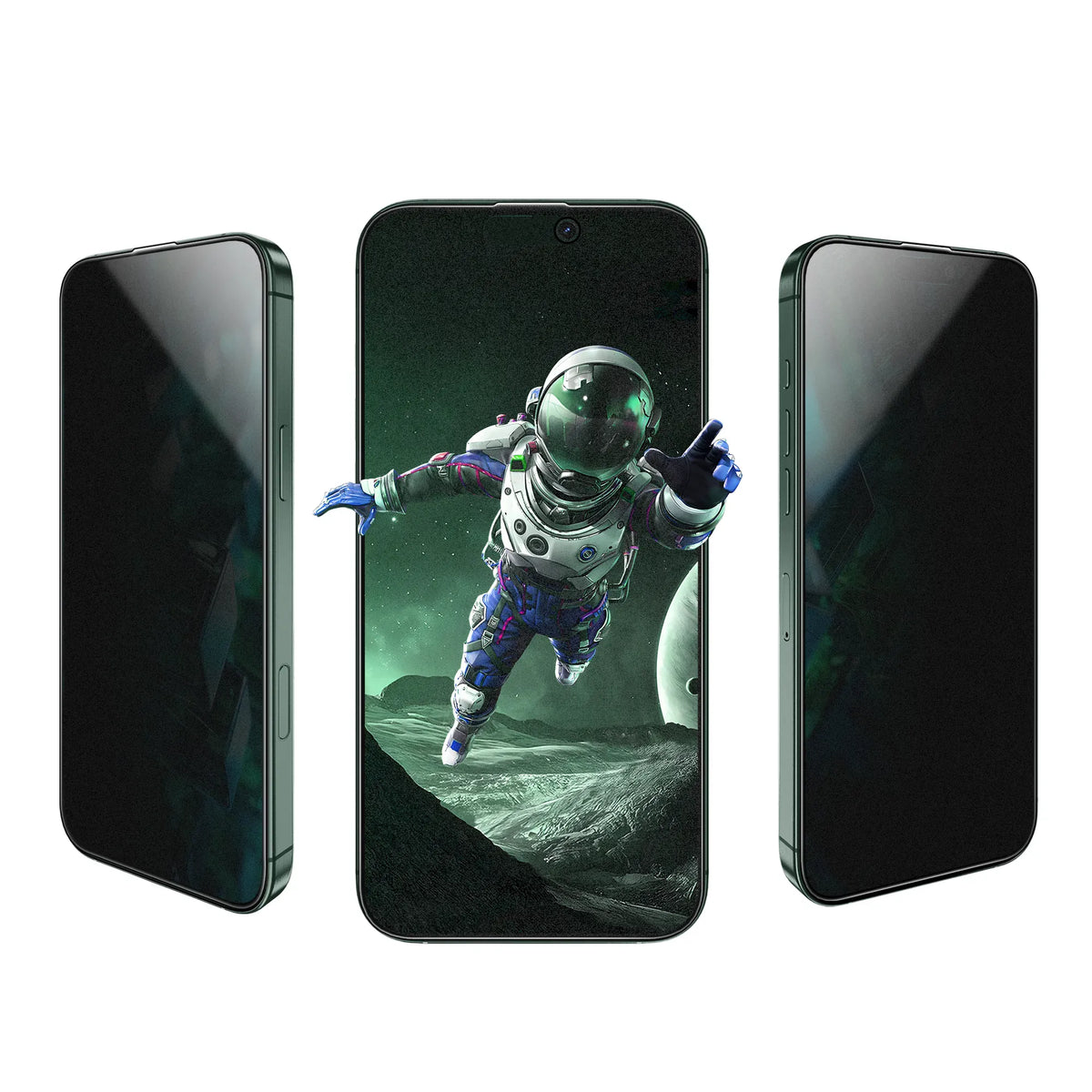 Green Lion 9 HSteve Matte Privacy Anti-Peeping Dull Glass - Black Edge/Privacy – image 6