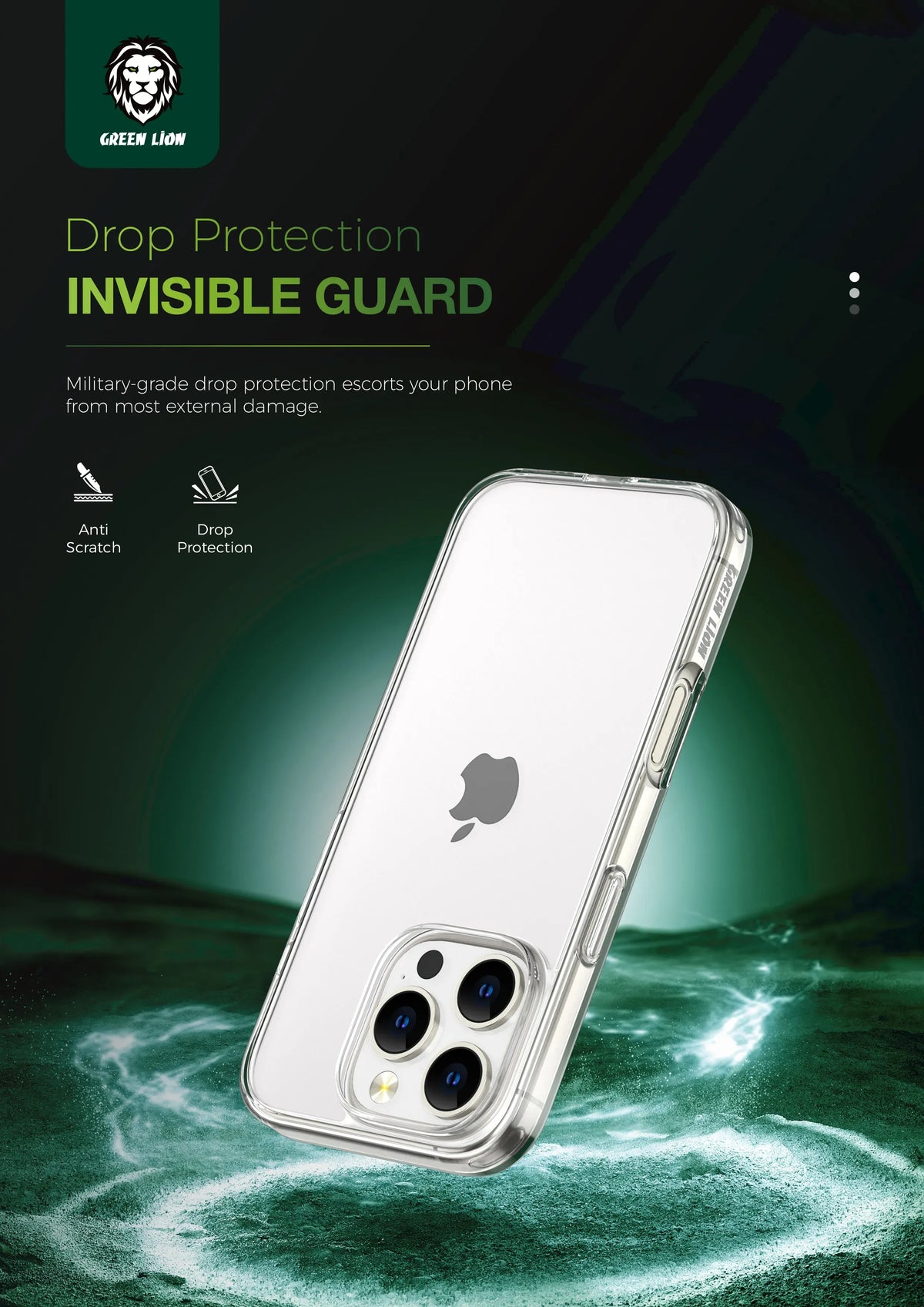 Green Lion Crystal Clear Case – image 11