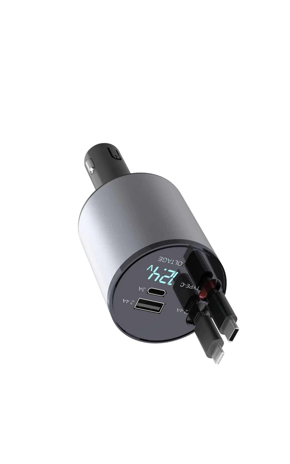 Green Lion 4 in 1 Car Charger Gray – image 5