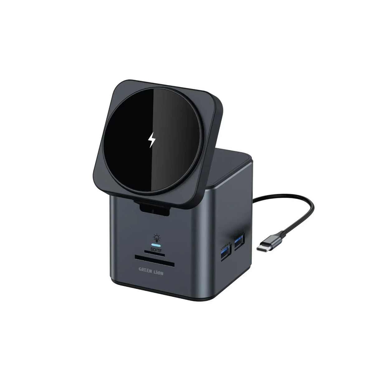 Green Lion 9 in 1 Hub Docking Station Black – image 2