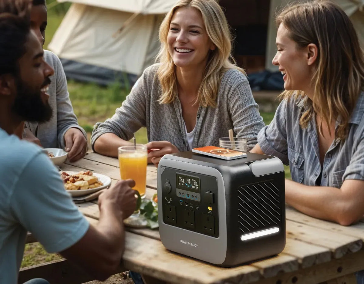 Powerology Pater Iii Portable Power Station 1200w Gray – image 3