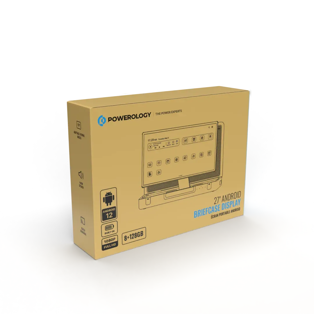 Powerology 27 Android Briefcase Display White – image 4
