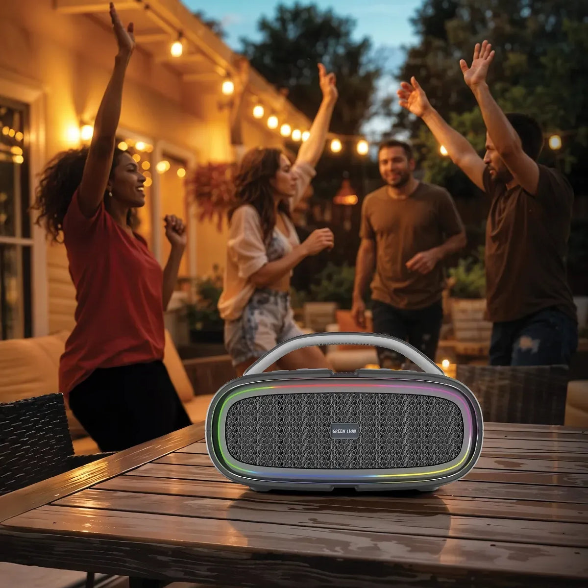 Green Lion Beam Plus Wireless Speaker - Black – image 3