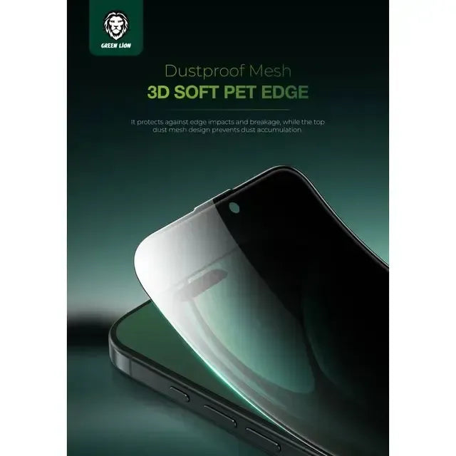 Green Lion 3 DSilicone Plus Screen Protector - Black Edge/Privacy – image 5