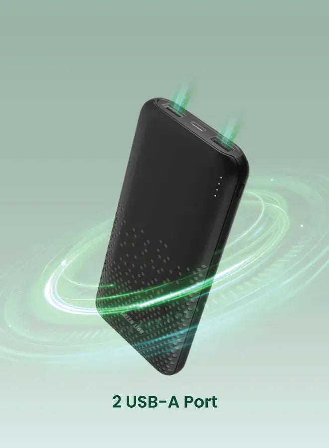 Green Lion Rome Ultra Slim Power Bank 10000mAh Black – image 5