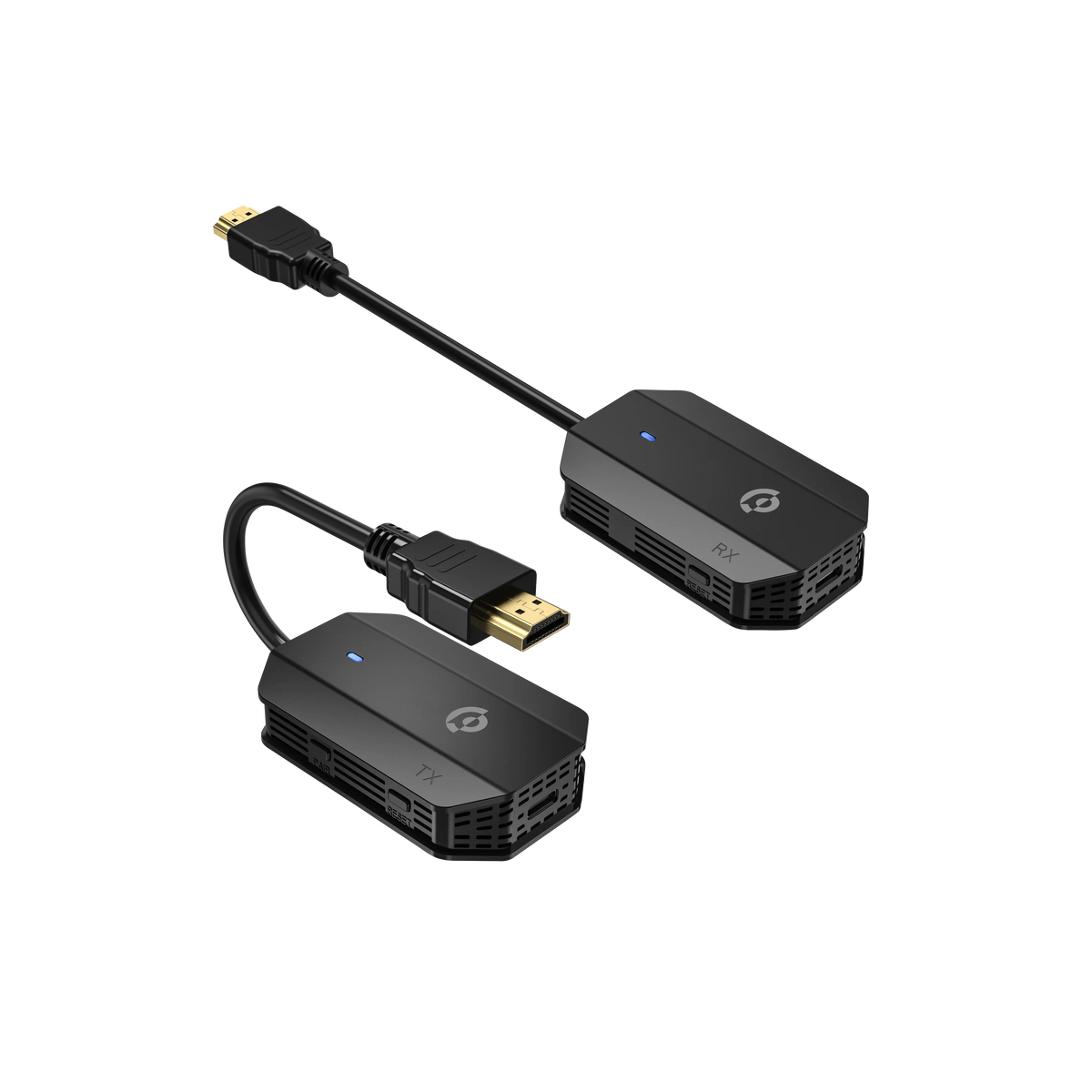 Powerology Wireless Hdmi Mirroring Adaptor Pair with USB C Cable Full HD 1080p Black – image 2
