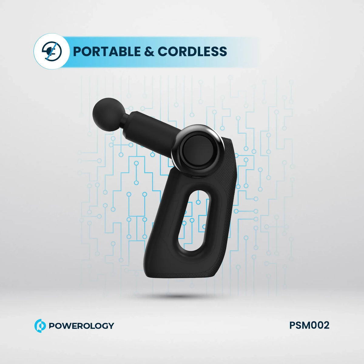 Powerology Full Body Massage Gun Black – image 10