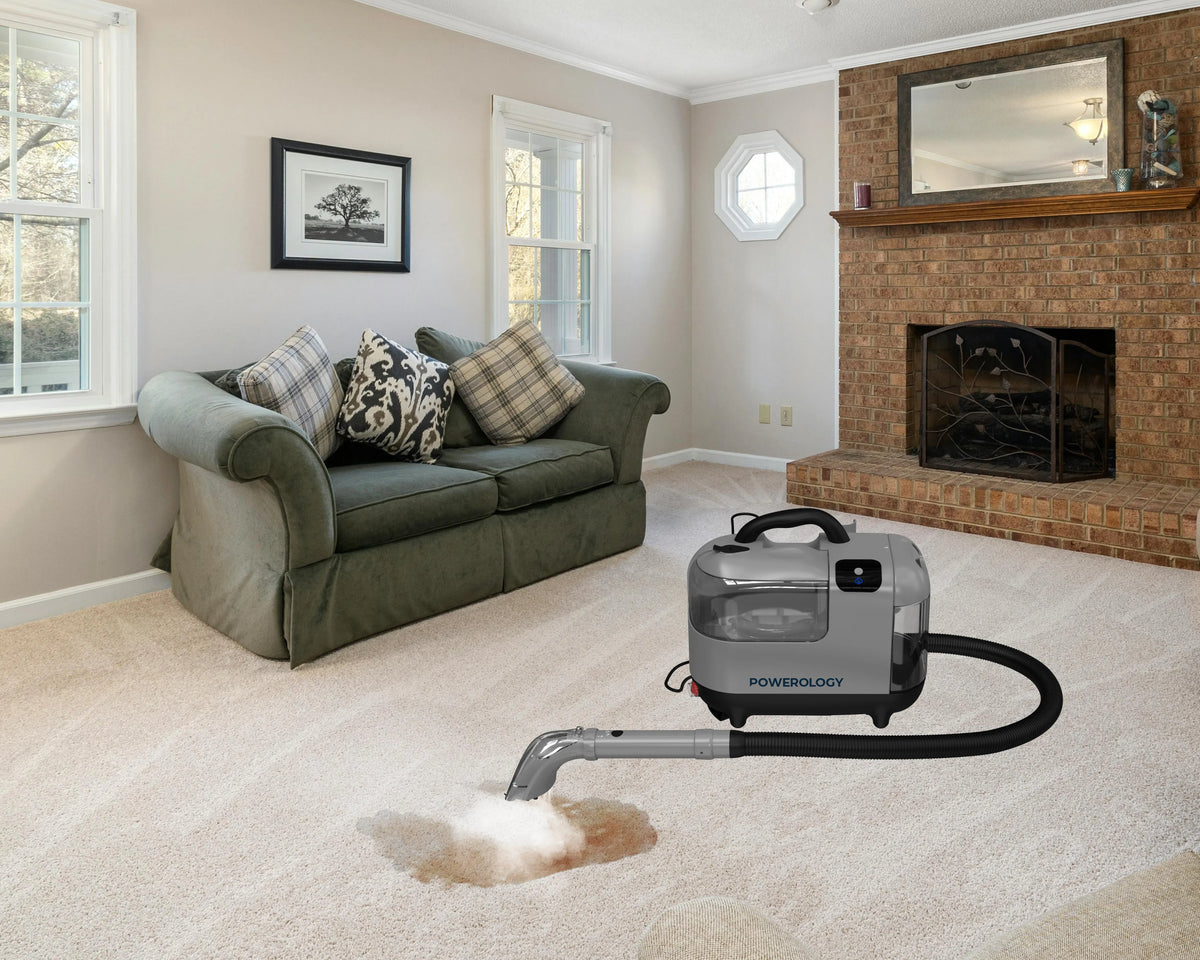 Powerology Powerful Spot Stain Cleaner Hot Water Steam Function Black – image 15