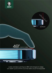 Green Lion 9 HSteve HD Screen Protector - Black Edge/Clear