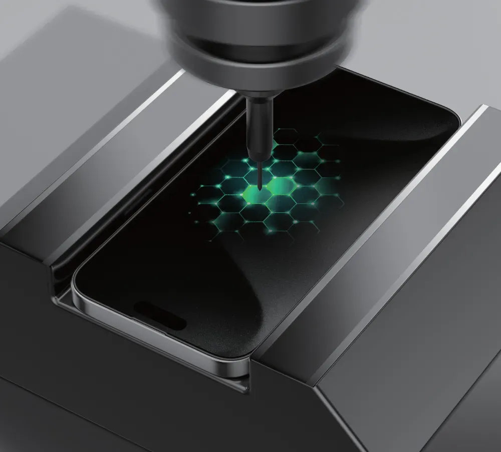 Green Lion 3 DSilicone Plus Screen Protector - Black Edge/Privacy – image 3