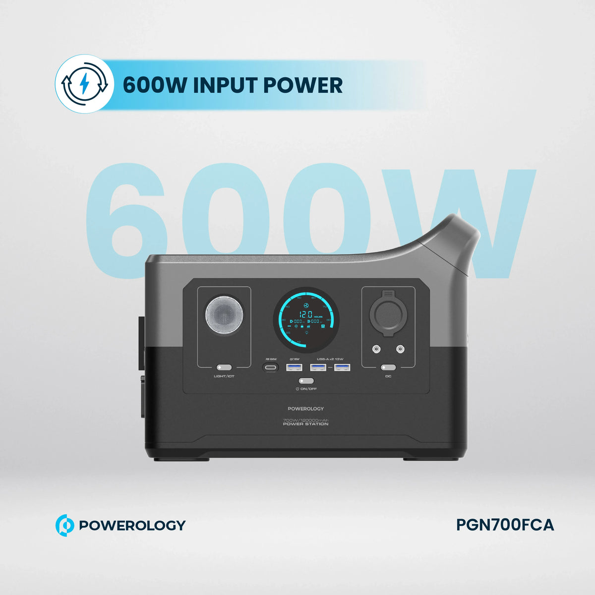 Bk Powerology Portable Power Generator Fast Charging with App 120000mAh 700w – image 21