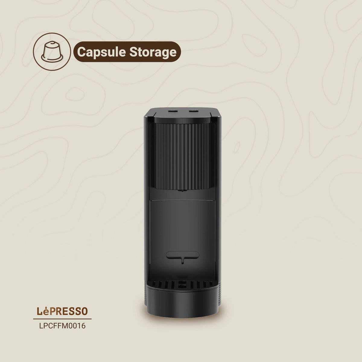 LePresso Automatic Capsule Coffee Maker Black – image 13