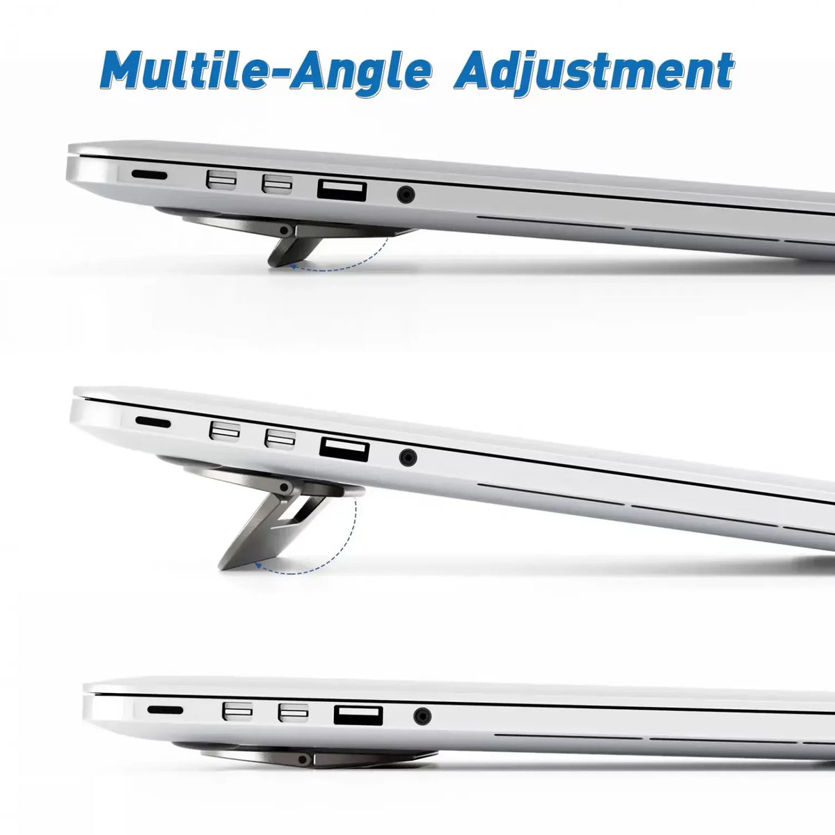 Powerology Ultra Thin Laptop Stand Grey – image 4