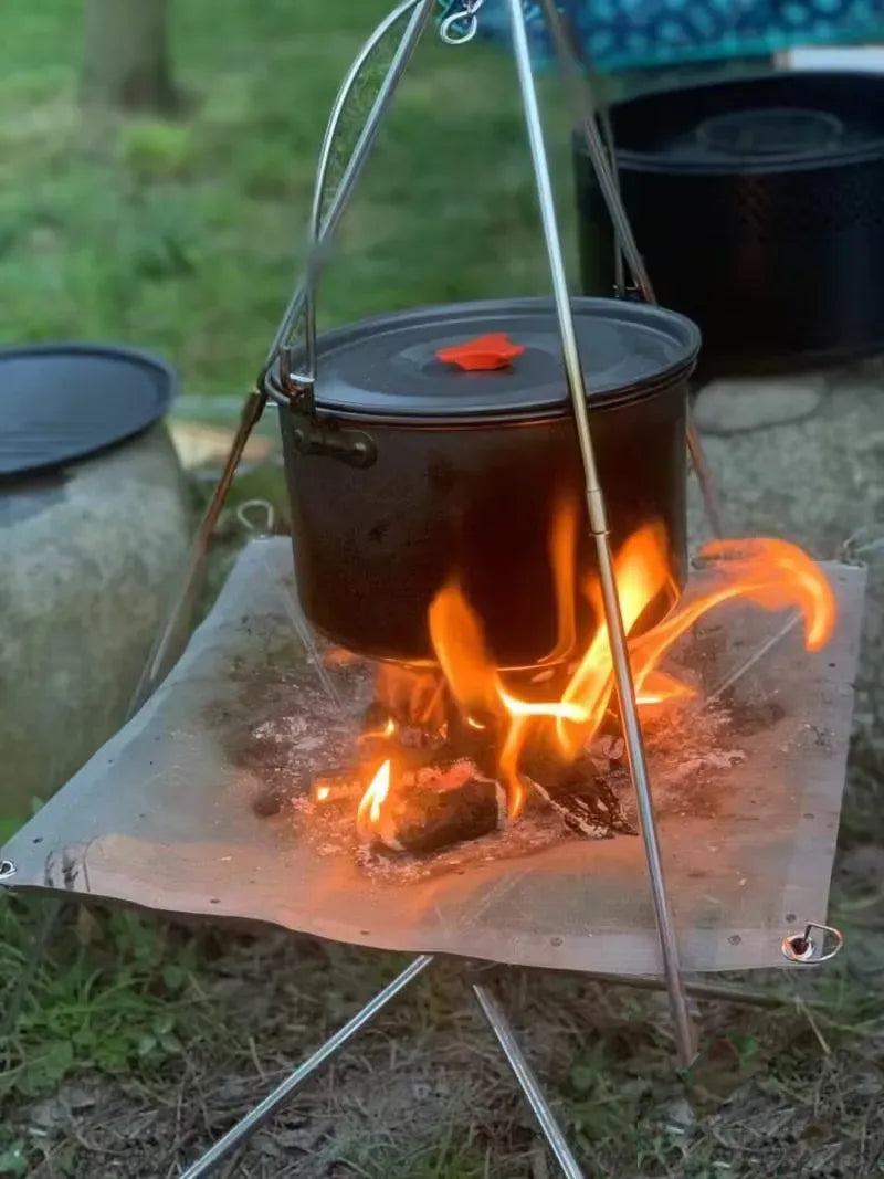Green Lion Portable Bonfire Stainless Steel Stand – image 13