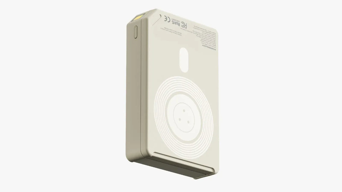 Powerology Floppydisk Retro 10000 m Ah Mag Safe Power Bank Batterie Externe Mag Safe 10000 m Ah - White – image 17