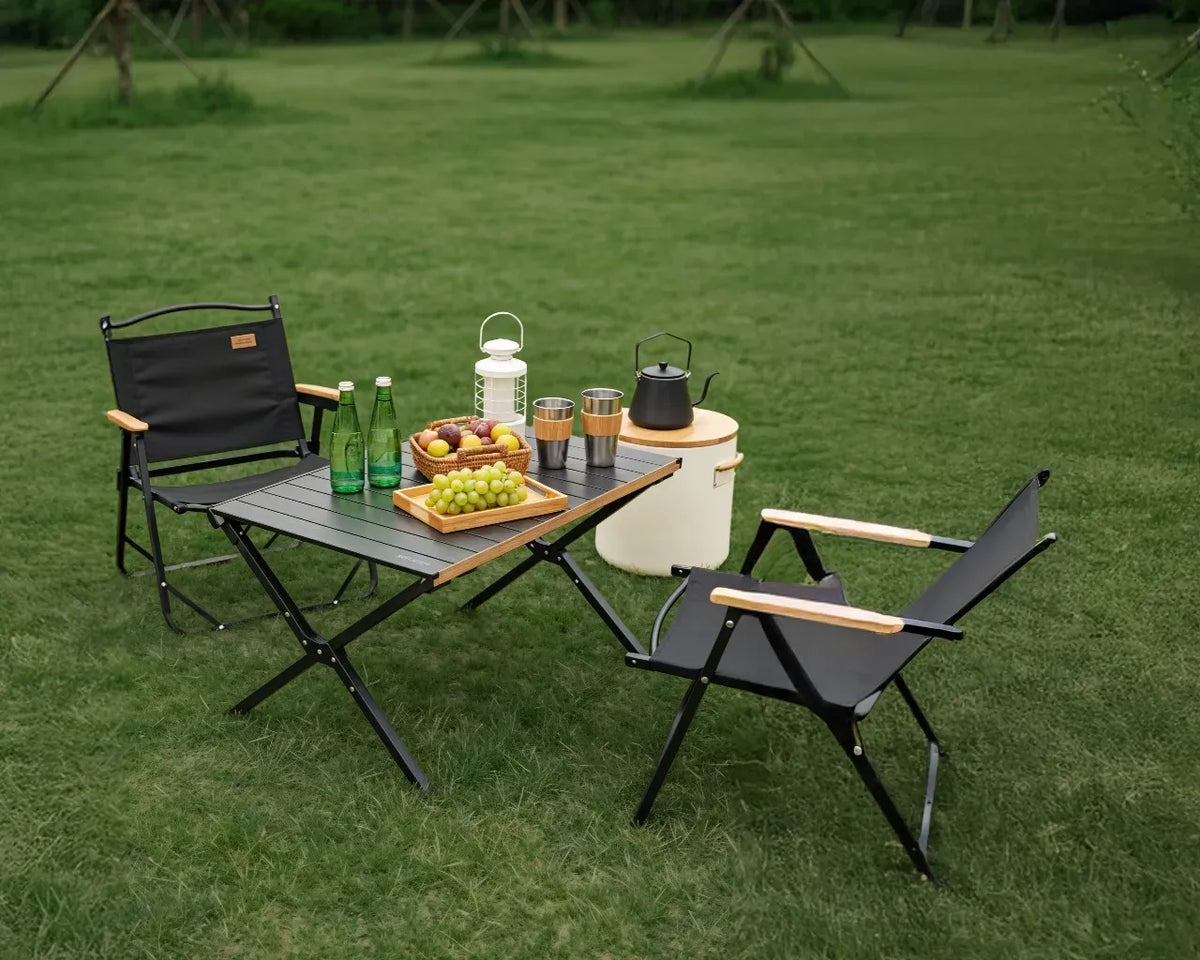 Green Lion Camp T3 Foldable Camping Table Black – image 8