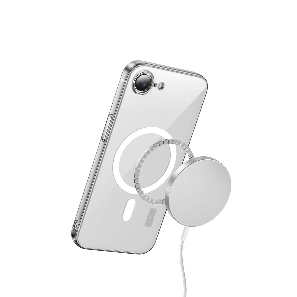 Green Lion MagSafe Delgado Pc Case for Iphone 16e Clear – image 2