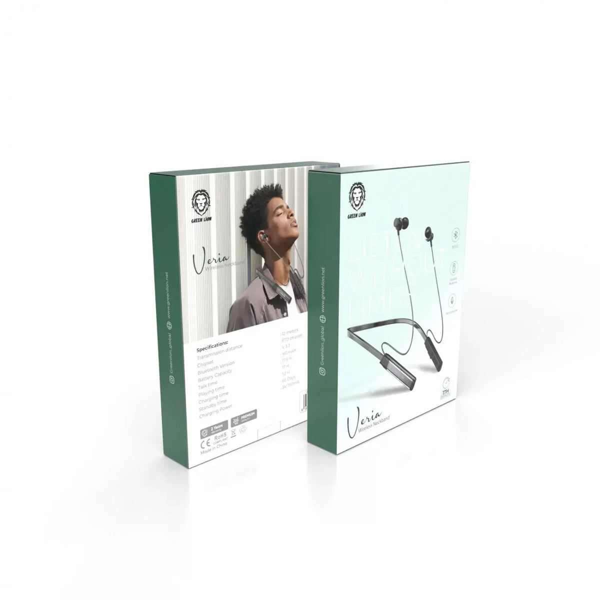 Green Lion Veria Wireless Neckband - Black – image 6