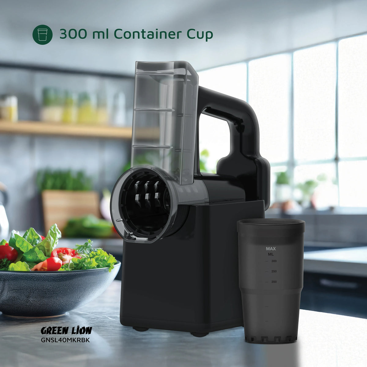 Green Lion Salad Maker Slicing Chopping Shredding Black – image 6