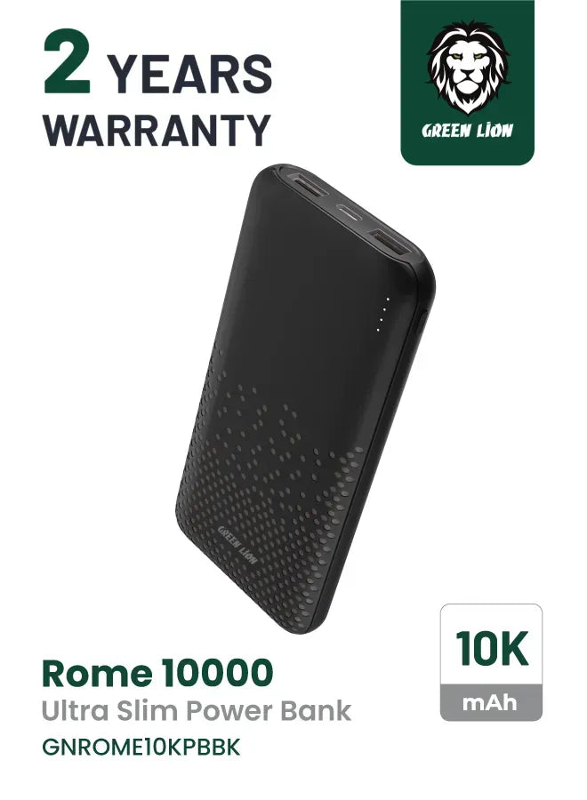 Green Lion Rome Ultra Slim Power Bank 10000mAh Black – image 6