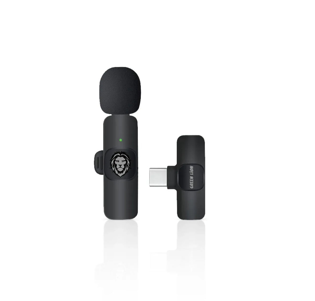 Green Lion Solo Wireless Microphone 3 Plugs 60mAh Black – image 2