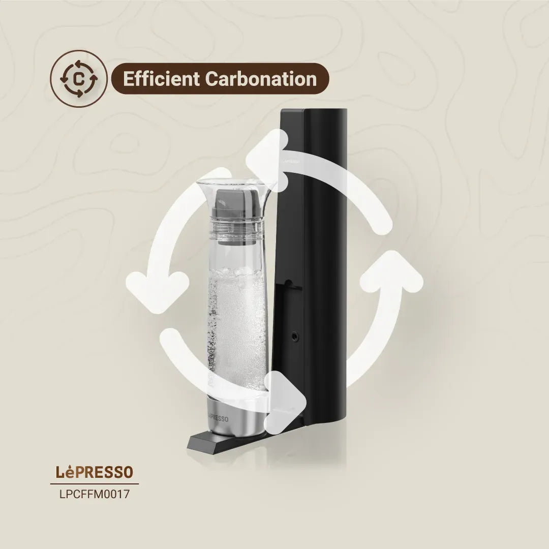 LePresso Carbonator Instant Sparkling Water 800ml Black – image 9