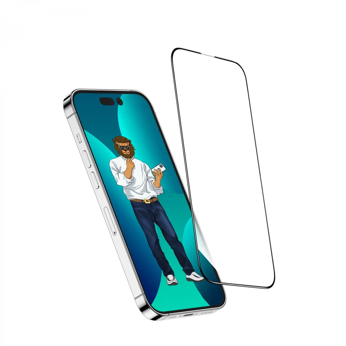 Green Lion 9h Steve Glass Strong Full Screen Protector for Iphone 14 Series – image 3