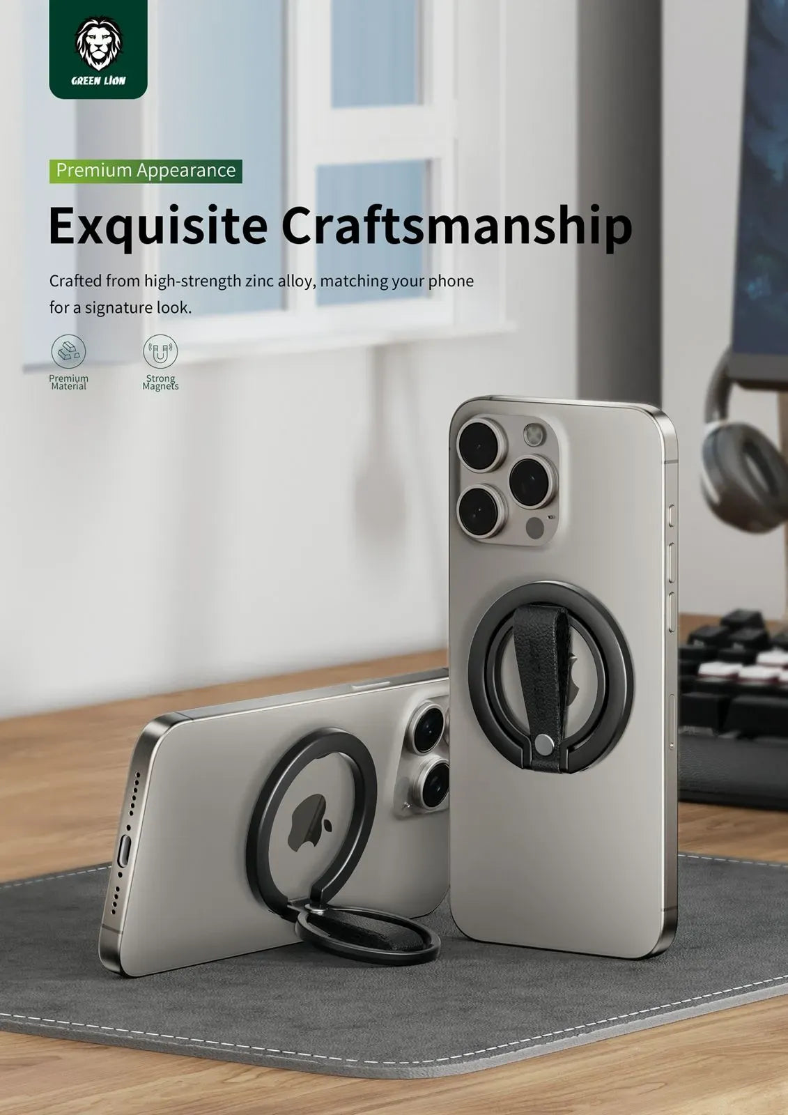 Green Lion Magnetic Grip Stand - Blue – image 2