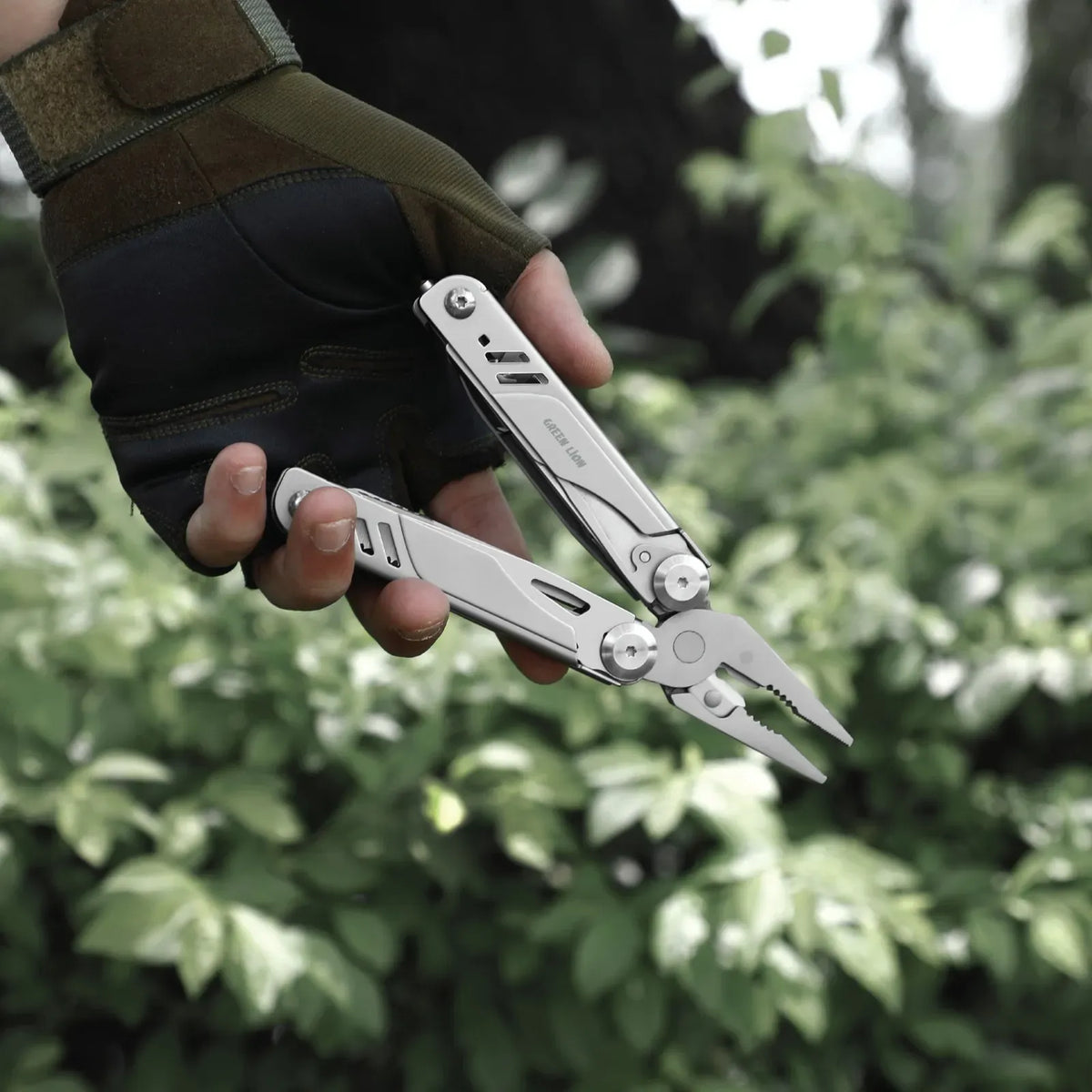 Green Lion Multi Plier X 15 in 1 Multi Tool Kit Silver – image 4