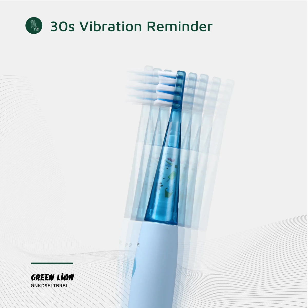 Green Lion Kids Electric Toothbrush - Blue – image 12
